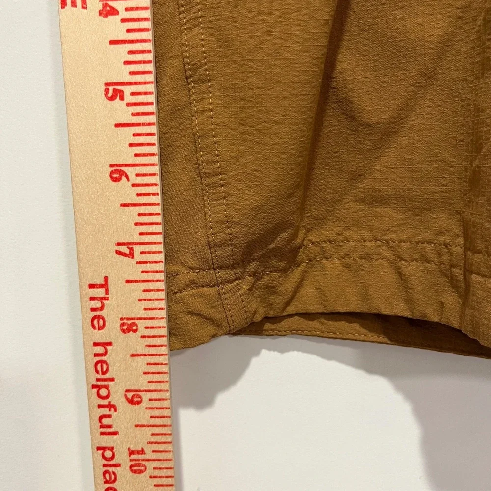 01.ALGO Performance Cargo Shorts Mens 32 Brown Cordura Nylon Stretch Hiking 4195